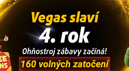 Chance Vegas 160 free spins zdarma