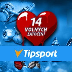 Tipsport Valentýn free spiny